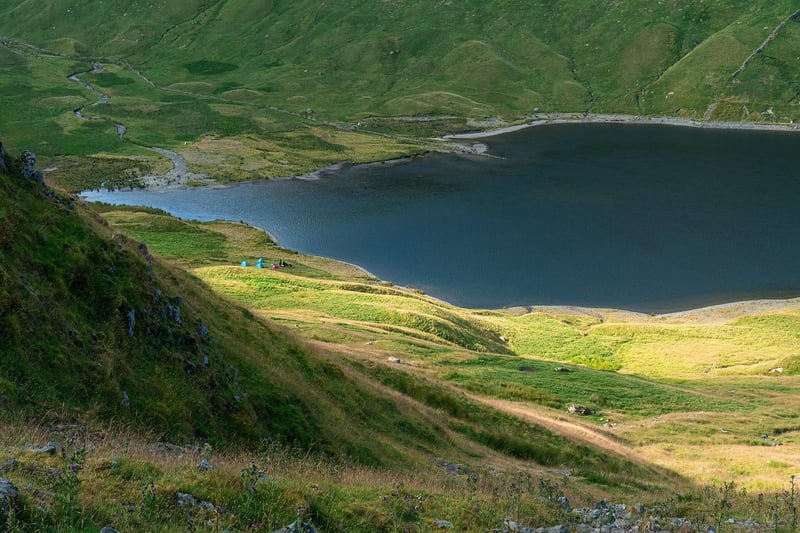 Camping Tents by the Lake